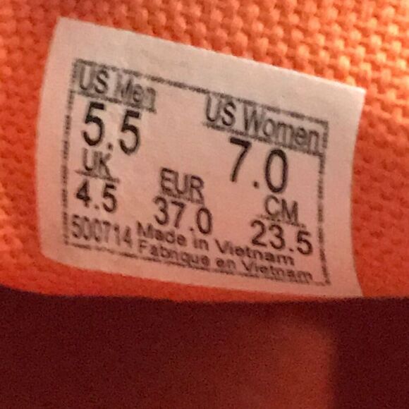 Vans Classic Slip On Ultra Cush Orange/Floral Casual Shoes Women’s Size 7 - Picture 9 of 11